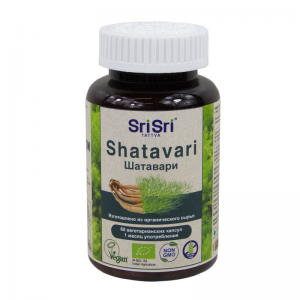 Фото - Шатавари Шри Шри Таттва (Satavari Capsules Sri Sri Tattva), 60 вегетарианских капсул по 400 мг.