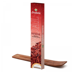 Фото - Ароматические палочки длительного тления Сандал Премиум Бестфоиндия (Sandal Premium Incense Sticks Bestofindia), 20 шт. + подставка