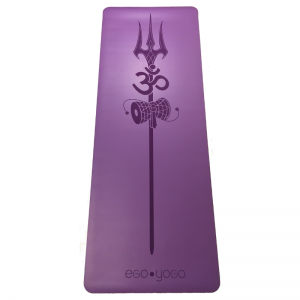  Фото - Коврик для йоги Трезубец Шивы Фиолетовый Эгойога (Shiva Trident Purple Egoyoga), полиуретан/каучук 183х68х0,4 см.