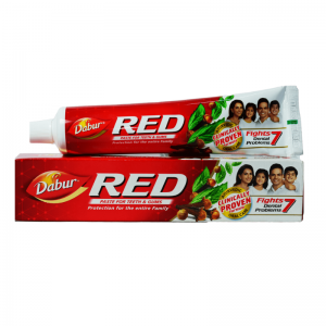  Фото - Аюрведическая зубная паста красная Дабур (Red Paste for Teeth & Gums Dabur), 100 г.