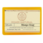 Глицериновое мыло ручной работы с манго Кхади Натурал (Mango soap Khadi Natural), 125 г.