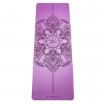 Коврик для йоги Мандала Фиолетовый Эгойога (Mandala Purple Egoyoga), полиуретан/каучук 185х68х0,4 см.