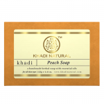 Глицериновое мыло ручной работы персик Кхади Натурал (Peach soap Khadi Natural), 125 г.