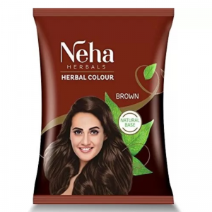  Фото - Краска для волос на основе натуральной хны Коричневая Неха Хербалс (Herbal Colour Brown Neha Herbals), 20 г.