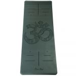 Коврик для йоги Devi Yoga NON SLIP Om, 185x68x0,4 см, черный