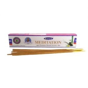  Фото - Благовония Медитация Премиум Сатья (Meditation Premium Masala Incence Satya), 12 шт.