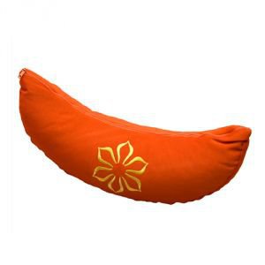  Фото - Подушка для медитации (полумесяц) «Амрита» оранжевый