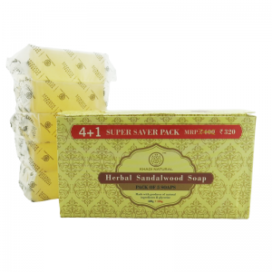  Фото - Глицериновое мыло с сандалом Кхади Натурал (Sandalwood soap Khadi Natural), упаковка 5 шт.