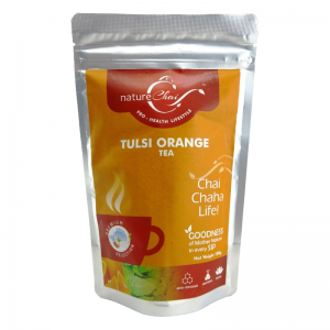  Фото - Чай зеленый с тулси и апельсином Панчакарма Хербс (Tulsi Orange green tea Panchakarma Herbs), 100 г.  