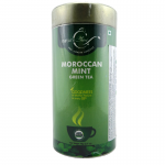 Чай зеленый с марокканской мятой Панчакарма Хербс (Moroccan Mint green tea Panchakarma Herbs) в металлической банке, 75 г. 