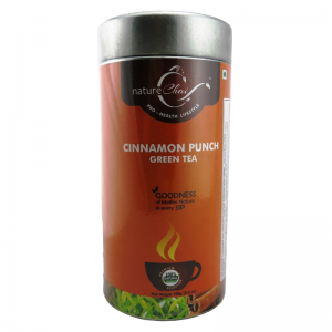  Фото - Чай зеленый с корицей Панчакарма Хербс (Cinnamon punch green tea Panchakarma Herbs) в металлической банке, 100 г. 