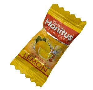  Фото - Леденцы от кашля Хонитус Мед и Лимон Дабур (Cough Drop Honitus Honey & Lemon Dabur), 10 шт.