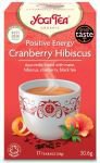 Yogi Tea «Positive Energy Cranberry Hibiscus» (Позитивная энергия с клюквой и гибискусом)