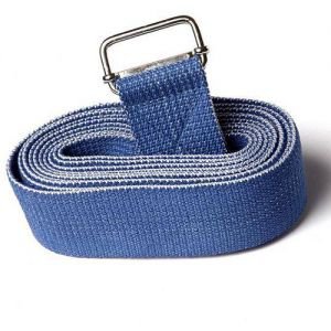  Фото - Ремень для йоги Де люкс усиленный 270 см х 4 см, синий