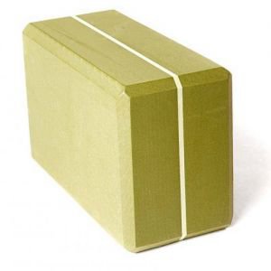  Фото - Кирпич для йоги из EVA-пены Yoga brick Supersize (22,6х15,3х10), зеленый