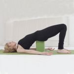 Кирпич для йоги из EVA-пены Yoga brick Supersize (22,6х15,3х10), зеленый