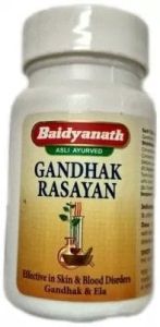  Фото - Гандхак Расаяна (Gandhak Rasyan Baidyanath), 40 таб. по 300 мг.