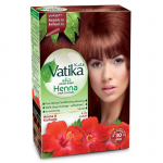 Краска для волос на основе натуральной хны тон 3.6 Бургунди Дабур Ватика (Henna Hair Colours Burgundy Dabur Vatika), 60 г.