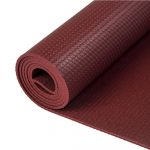 Коврик для йоги Devi Yoga Elements, 183x61x0,4 см, бордовый
