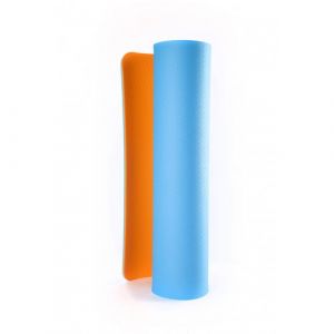  Фото - Коврик для йоги Shakti Earth AKO-yoga 183x60x0,6 см., голубой/оранжевый