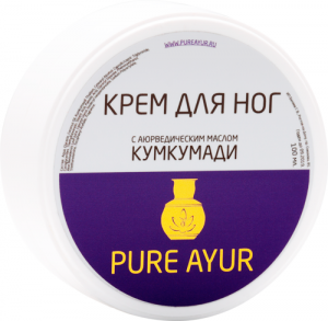  Фото - Аюрведический крем для ног с маслом Кумкумади Пьюр Аюр (Pure Ayur), 50 мл.