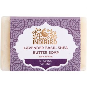 Аюрведическое мыло лаванда,  базилик и масло ши lavender basil shea butter ayurvedic soap indibird индибёрд  Indibird (Индибёрд),  100 г.
