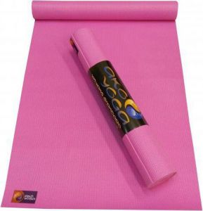  Фото - Коврик для йоги Асана Стандарт 183х60х0,4 см, розовый