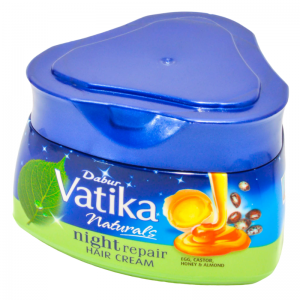 Крем для волос Ночное восстановление Дабур Ватика (Night Repair Hair Cream Dabur Vatika), 140 мл.