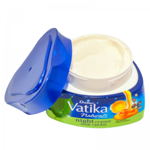 Крем для волос Ночное восстановление Дабур Ватика (Night Repair Hair Cream Dabur Vatika), 140 мл.