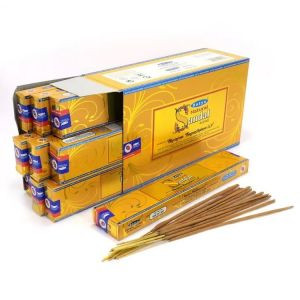 Благовония Натурал Сандал  Сатья (Satya Natural Sandal), 12шт.