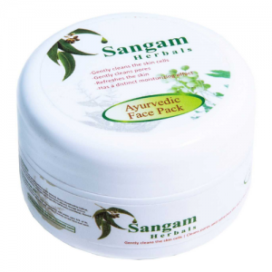 Аюрведическая Маска для лица «Ним и Тулси» Сангам Хербалс (Ayurvedic Face pack Neem & Tulsi Sangam Herbals), 40 г.