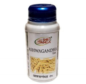 Ашвагандха Шри Ганга (Ashwagandha Tab Shri Ganga), 120 таб.