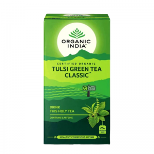 Чай Тулси Зелёный Классический Органик Индия (Tulsi green tea classic Organic India), 25 пак.