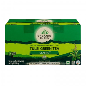 Чай Тулси Зелёный Классический Органик Индия (Tulsi green tea classic Organic India), 25 пак.