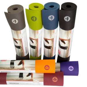 Коврик для йоги Ришикеш (Rishikesh Yoga Mat) 200х60х0.45 см, цвета в ассортименте
