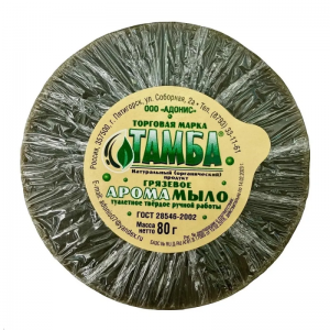 Аромамыло грязевое Мята-Герань Тамба Адонис, 80 г.