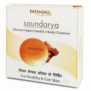 Мыло Майсурский Супер Сандал Саундарья Патанджали (Mysore Super Sandal Saundarya Body Cleanser Patanjali), 75 г.