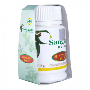 Шатавари Плюс порошок Сангам Хербалс (Shatavari Plus Sangam Herbals), 40 г.