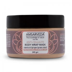Маска-обертывание для тела антицеллюлитная Амсарведа (Anti-Cellulite Wrap Mask Amsarveda), 240 г.
