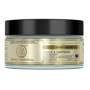 Травяной крем для рук «Молоко и Шафран» Кхади Натурал (Herbal Hand Cream Milk & Saffron Khadi Natural), 50 г.
