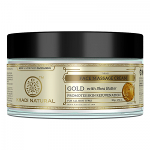 Массажный крем для лица «Золото» Кхади Натурал (Face Massage Cream Gold Khadi Natural), 50 г.