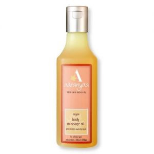 Масло аргановое для массажа «Формула против растяжек» Ааранья (Argan body massage oil anti stretch mark formula Aaranyaa), 225 мл.