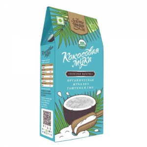 Кокосовая мука органическая Золото Индии, 400 г.