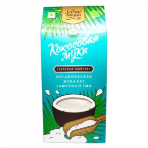 Кокосовая мука органическая Золото Индии, 400 г.