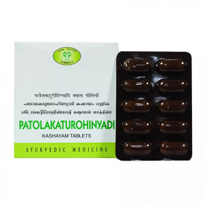 Патолакатурохиньяди Кашаям АВН Аюрведа (Patolakaturohinyadi Kashayam Tablets AVN Ayurveda), 100 таб.