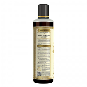 Шампунь «Сандал и мёд» Кхади Натурал (Hair Cleanser «Woody Sandal & Honey SLS Free» Khadi Natural), 210 мл.