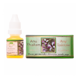 Масло Ану Тайлам с нимом Индиберд (Anu Thailam Neem Oil Indibird), 10 мл.