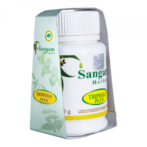 Трифала Плюс порошок Сангам Хербалс (Triphala Plus Sangam Herbals), 40 г.