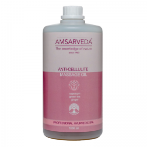 Масло массажное антицеллюлитное Амсарведа (Anti-Cellulite Massage Oil Amsarveda), 1000 мл.