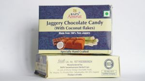 Джаггери с шоколадом и кокосом (Jaggery Chocolate Candy with Coconut Flakes), 110 г.